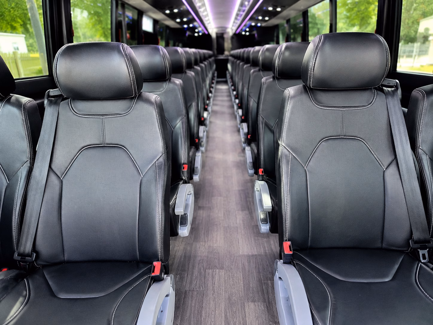 durham spacious charter bus rentals for durham wedding groups