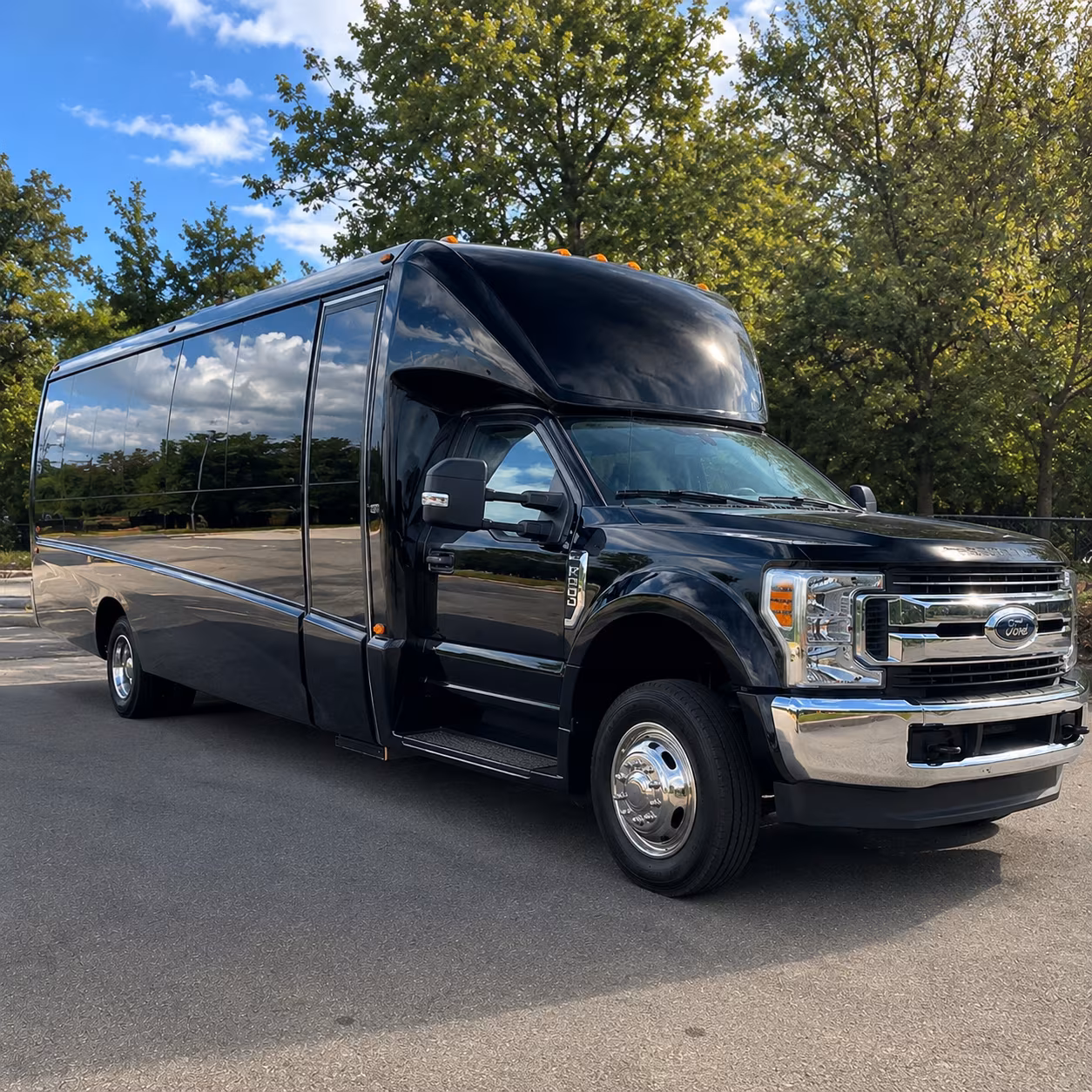 holly springs government military charter bus services