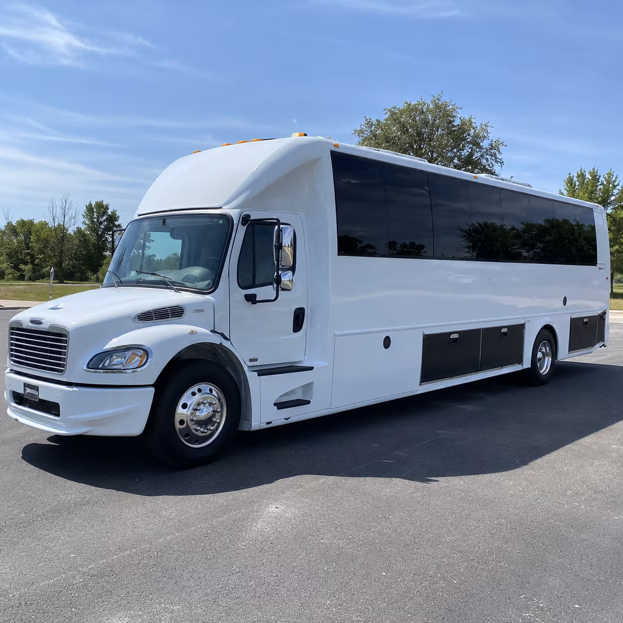 wake forest 40 passenger party bus
