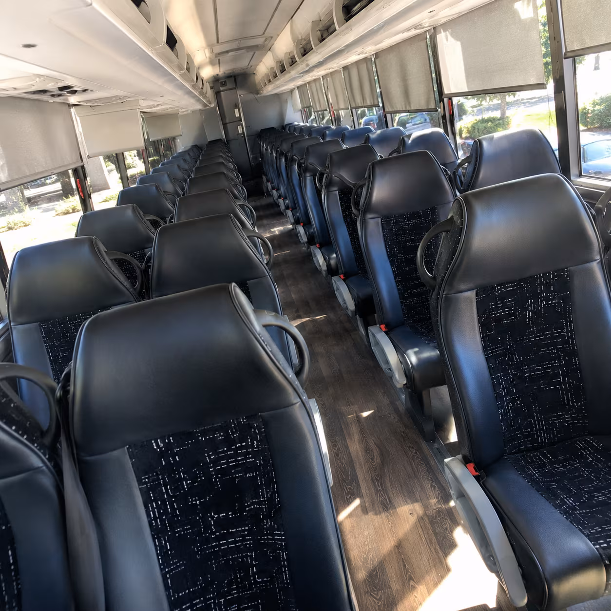we help you compare party buses and charter buses for dpac and red hat amphitheater