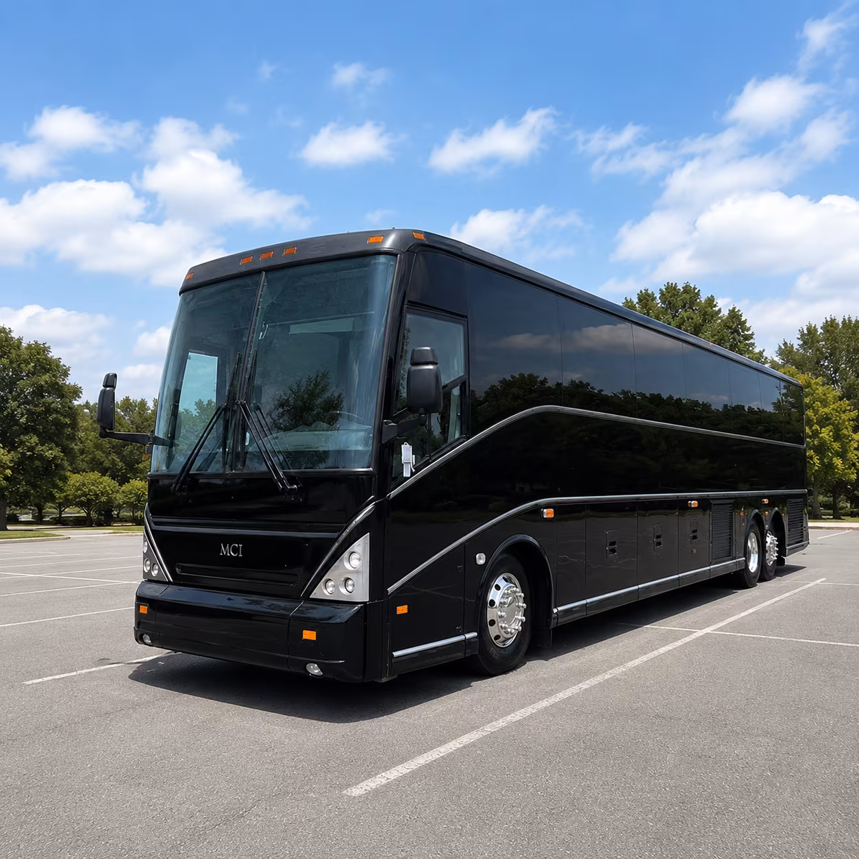 wilson charter bus rental exterior