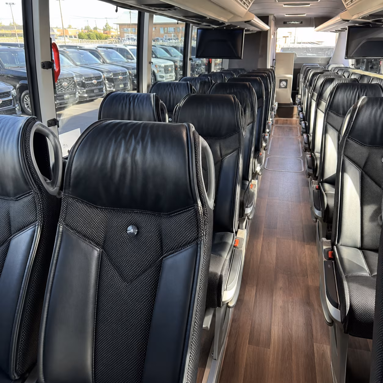 wilson charter bus rental inside
